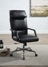 Dart Vintage Black/Iron Swivel Office Chair