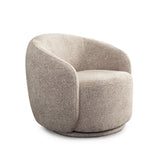 Olli Wheat Fabric Swivel Chair - Ornate Home