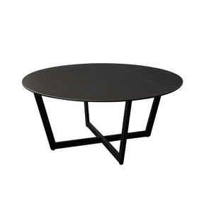 Onyx Black Ceramic Glass Coffee Table - Ornate Home