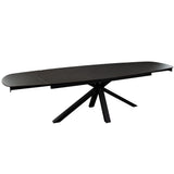 Onyx Black Extension Dining Table - Ornate Home