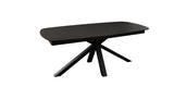 Onyx Black Extension Dining Table - Ornate Home