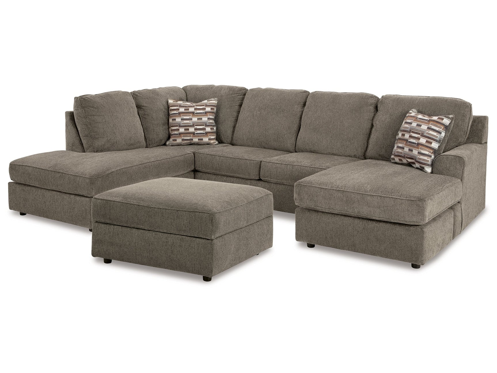 OPhannon 2-Piece Sectional and Ottoman (Online Special Price) - Ornate Home