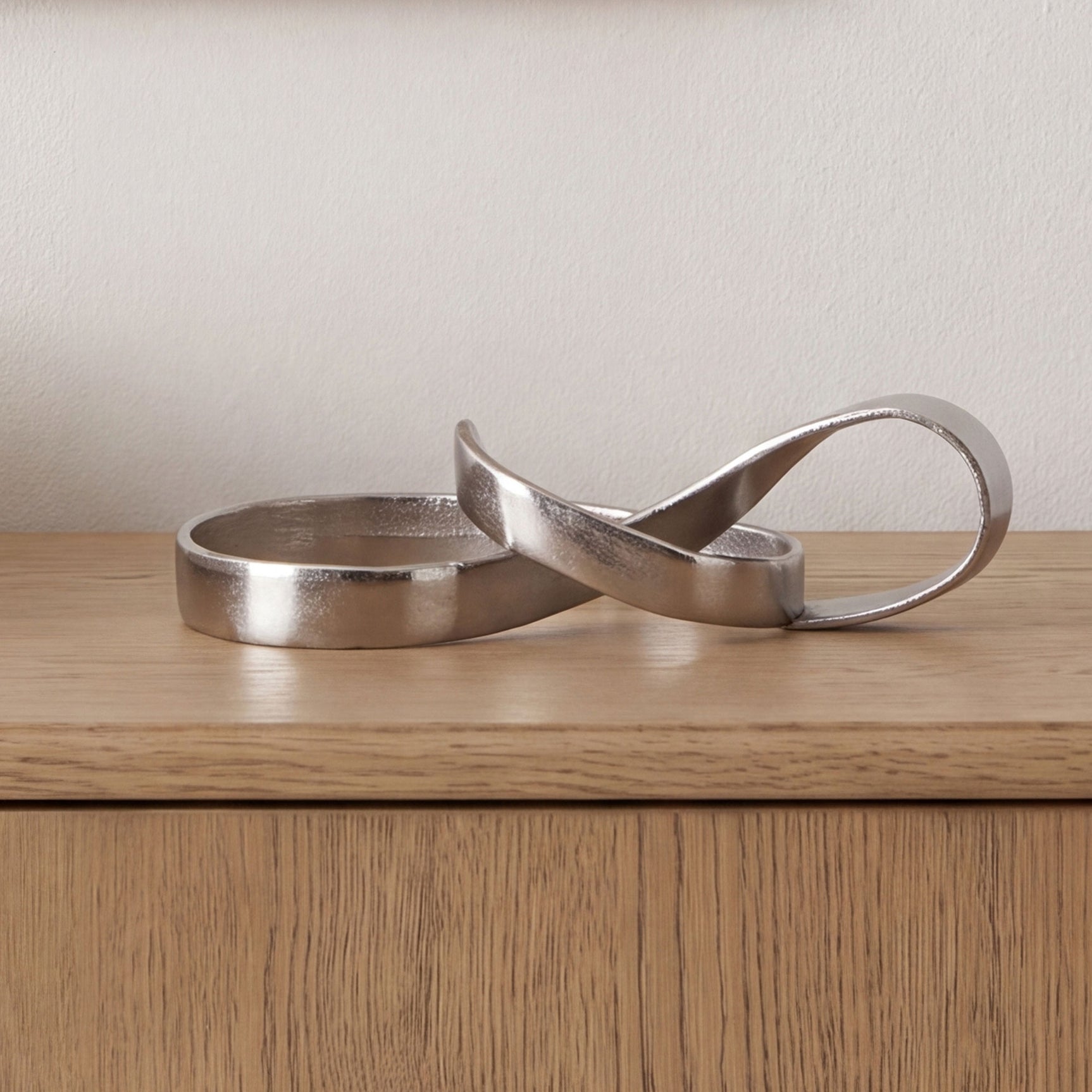 Cascade Silver Cast Aluminum Sculpture