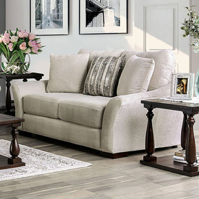 Oacoma Ivory Loveseat - Ornate Home