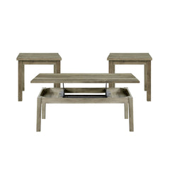 Oak Lawn Oak Three Pack Occasional Set (Lift Top Coffee Table) - Ornate Home