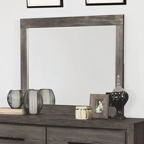 Oakburn Weathered Warm Gray Mirror - Ornate Home