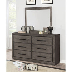 Oakburn Weathered Warm Gray Mirror - Ornate Home