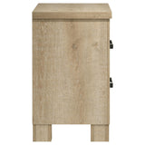 Oakglen Weathered Oak 2-drawer Nightstand Bedside Table - Ornate Home