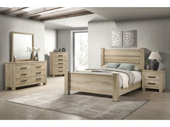 Oakglen Weathered Oak 5-piece California King Bedroom Set - Ornate Home