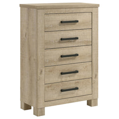 Oakglen Weathered Oak 5-piece Eastern King Bedroom Set - Ornate Home