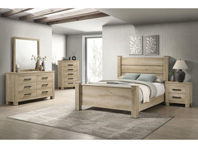 Oakglen Weathered Oak 5-piece Queen Bedroom Set - Ornate Home