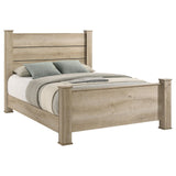 Oakglen Weathered Oak 55-inch California King Panel Bed - Ornate Home