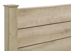 Oakglen Weathered Oak 55-inch California King Panel Bed - Ornate Home