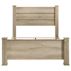 Oakglen Weathered Oak 55-inch Eastern King Panel Bed - Ornate Home