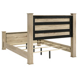 Oakglen Weathered Oak 55-inch Eastern King Panel Bed - Ornate Home