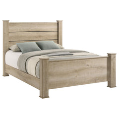 Oakglen Weathered Oak 55-inch Queen Panel Bed - Ornate Home