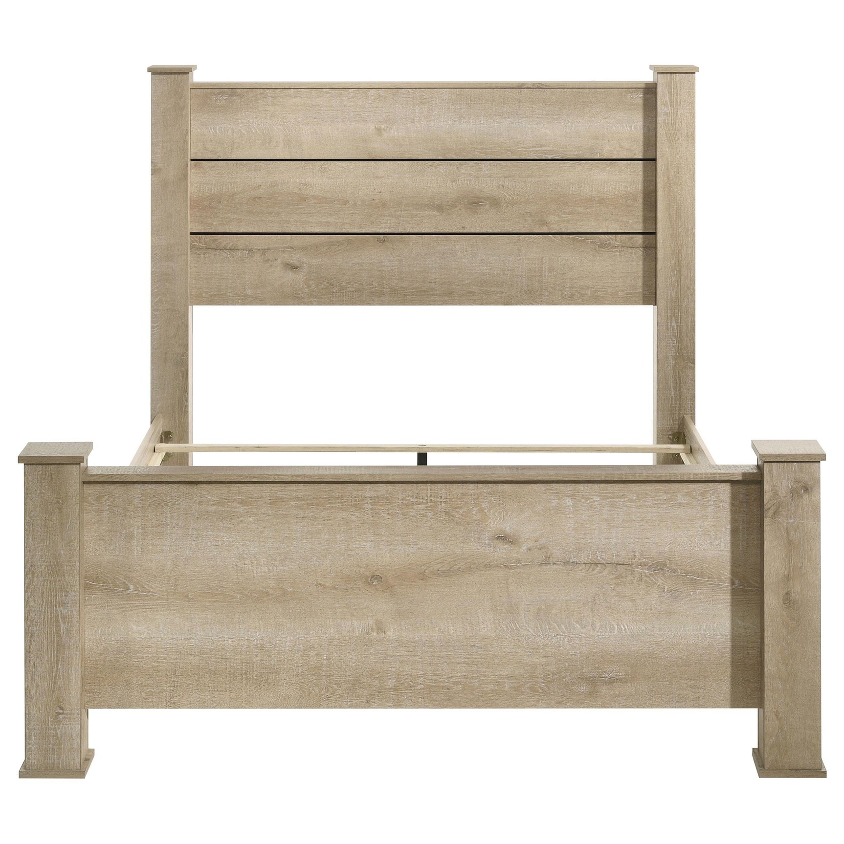 Oakglen Weathered Oak 55-inch Queen Panel Bed - Ornate Home