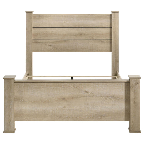 Oakglen Weathered Oak 55-inch Queen Panel Bed - Ornate Home