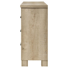 Oakglen Weathered Oak 6-drawer Bedroom Dresser - Ornate Home