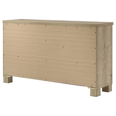 Oakglen Weathered Oak 6-drawer Bedroom Dresser - Ornate Home