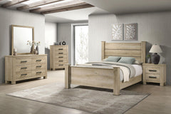 Oakglen Weathered Oak 6-drawer Bedroom Dresser - Ornate Home