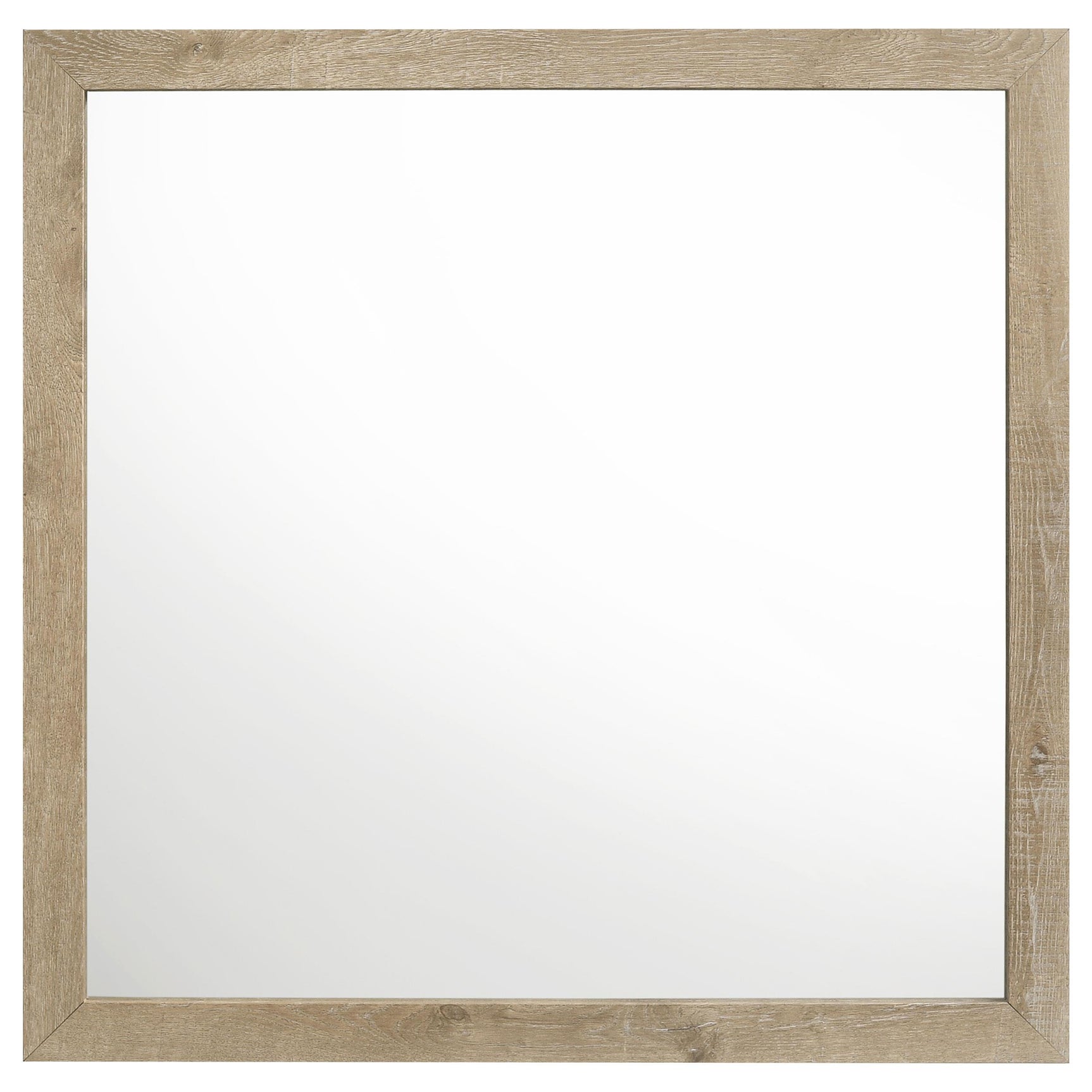 Oakglen Weathered Oak Dresser Mirror - Ornate Home