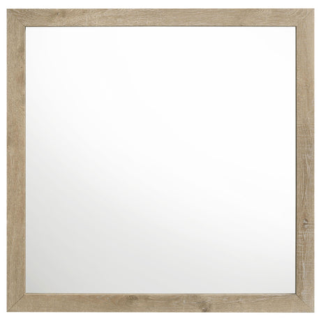 Oakglen Weathered Oak Dresser Mirror - Ornate Home