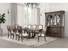 Oakham Weathered Oak Dining Table - Ornate Home