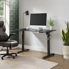 Oakland Black 2.0 Adjustable Desk - Ornate Home