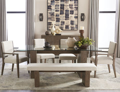 Oakland Glass Table in Brunette - Ornate Home
