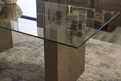 Oakland Glass Table in Brunette - Ornate Home
