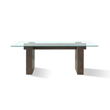 Oakland Glass Table in Brunette - Ornate Home