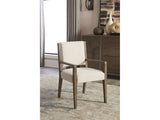 Oakland Upholstered Arm Chair in Brunette (Set of 2) - Ornate Home