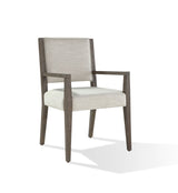 Oakland Upholstered Arm Chair in Brunette (Set of 2) - Ornate Home