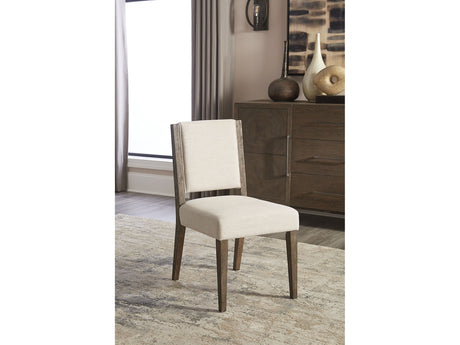 Oakland Upholstered Side Chair in Brunette (Set of 2) - Ornate Home