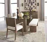 Oakland Wood Arm Chair in Brunette (Set of 2) - Ornate Home