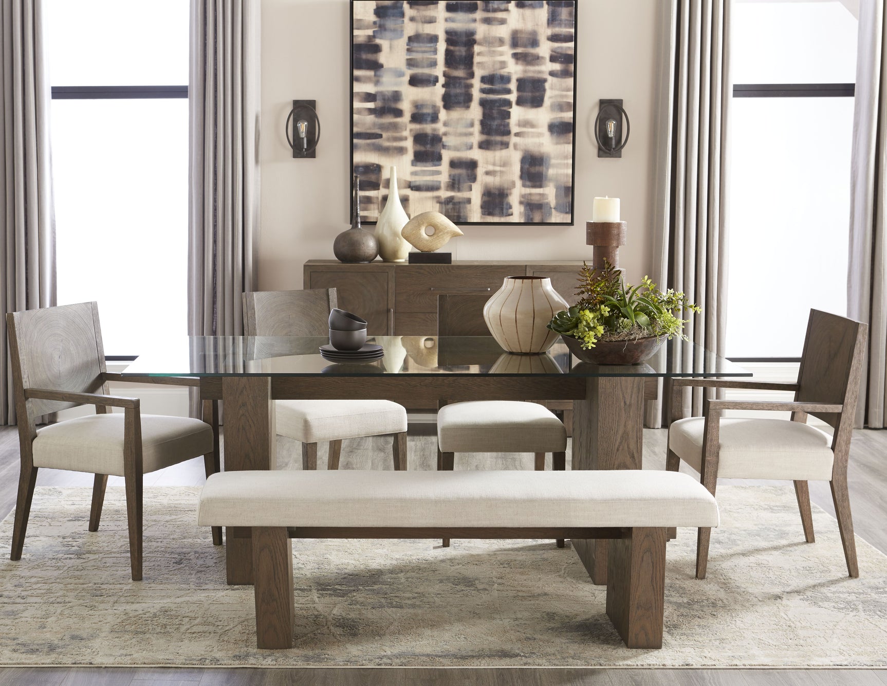 Oakland Wood Side Chair in Brunette (Set of 2) - Ornate Home