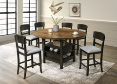 Oakly Brown Counter Height Chair (Set of 2) - Ornate Home