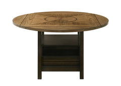 Oakly Brown Round/Square Counter Height Dining Set - Ornate Home