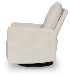 Oaklynn-Manor Canvas Swivel Glider Recliner - Ornate Home