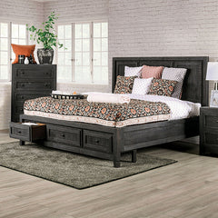 Oakridge Charcoal E.King Bed - Ornate Home