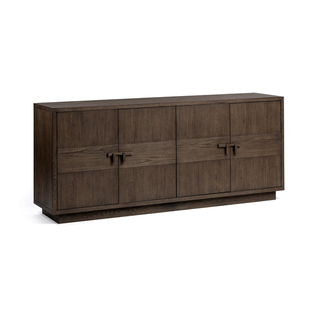 Oakridge Havana Brown 4-Door Cabinet
