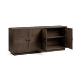 Oakridge Havana Brown 4-Door Cabinet