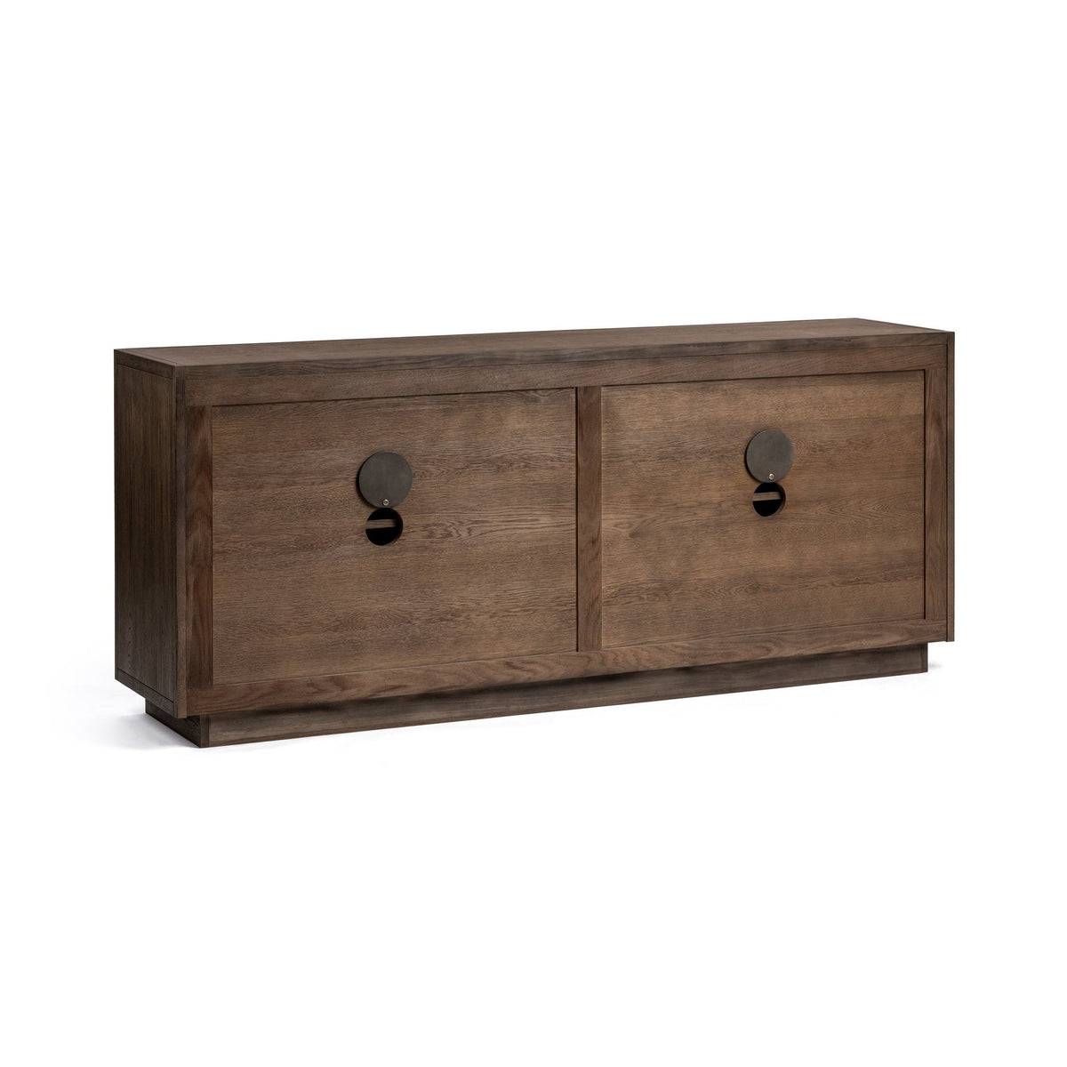 Oakridge Havana Brown 4-Door Cabinet