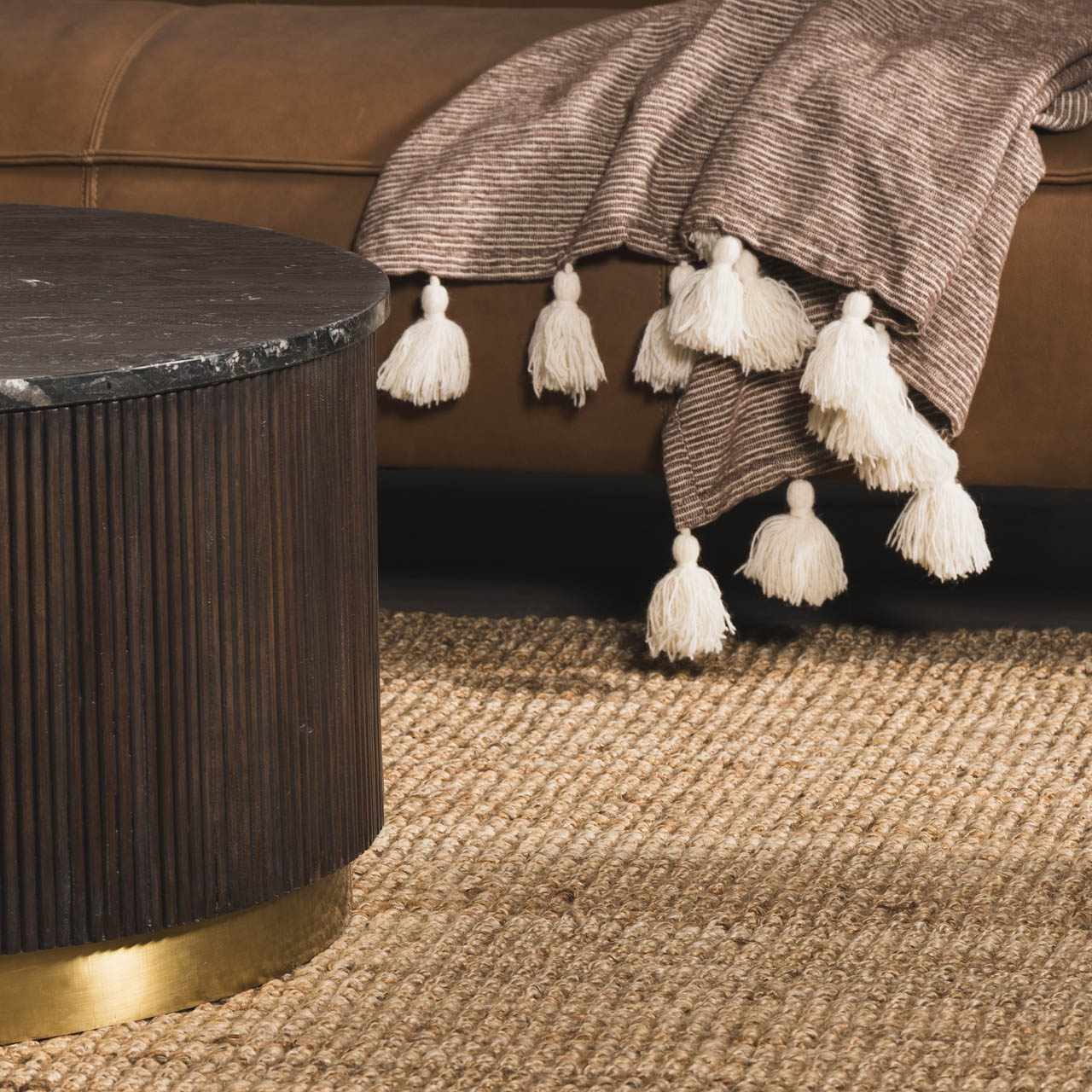 Oaks Perfect Flatweave Jute Rug - Ornate Home