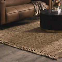 Oaks Perfect Flatweave Jute Rug - Ornate Home