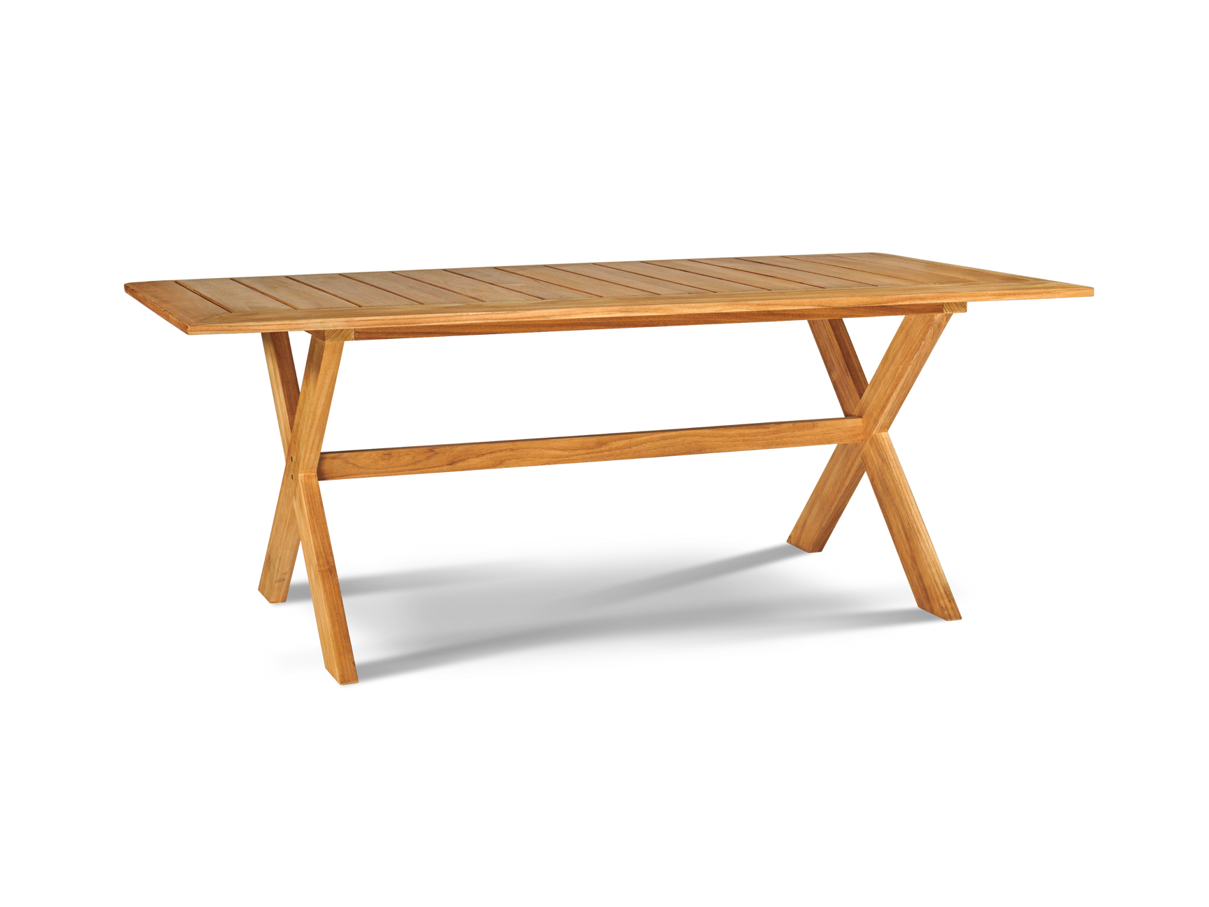 Oakville 3-Piece Rectangular Teak Outdoor Picnic Dining Set with Benches - Ornate Home