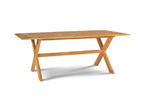 Oakville Rectangular Teak Outdoor Dining Table - Ornate Home