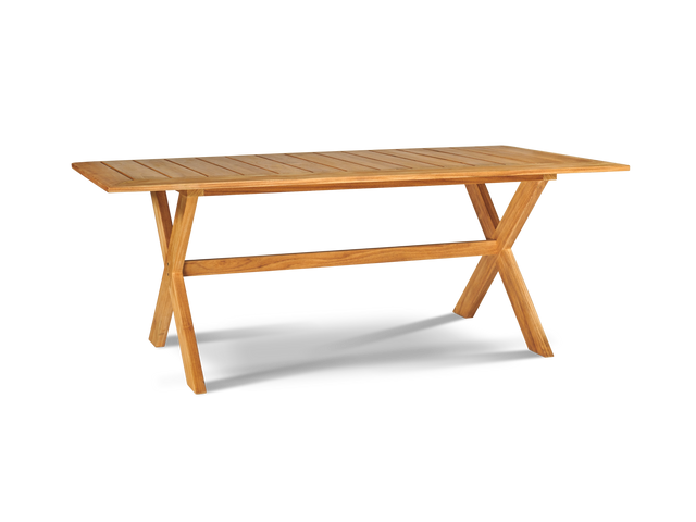 Oakville Rectangular Teak Outdoor Dining Table - Ornate Home