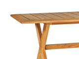Oakville Rectangular Teak Outdoor Dining Table - Ornate Home
